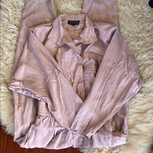 Vintage Pink silk one piece